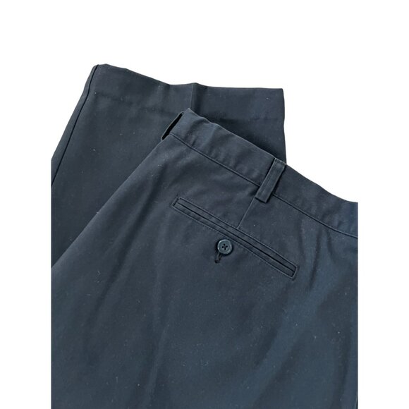 L L Bean Comfort Waist Mens Ankle Trouser Pants Blue Size 44x29 Straight Leg‎ - Picture 6 of 9